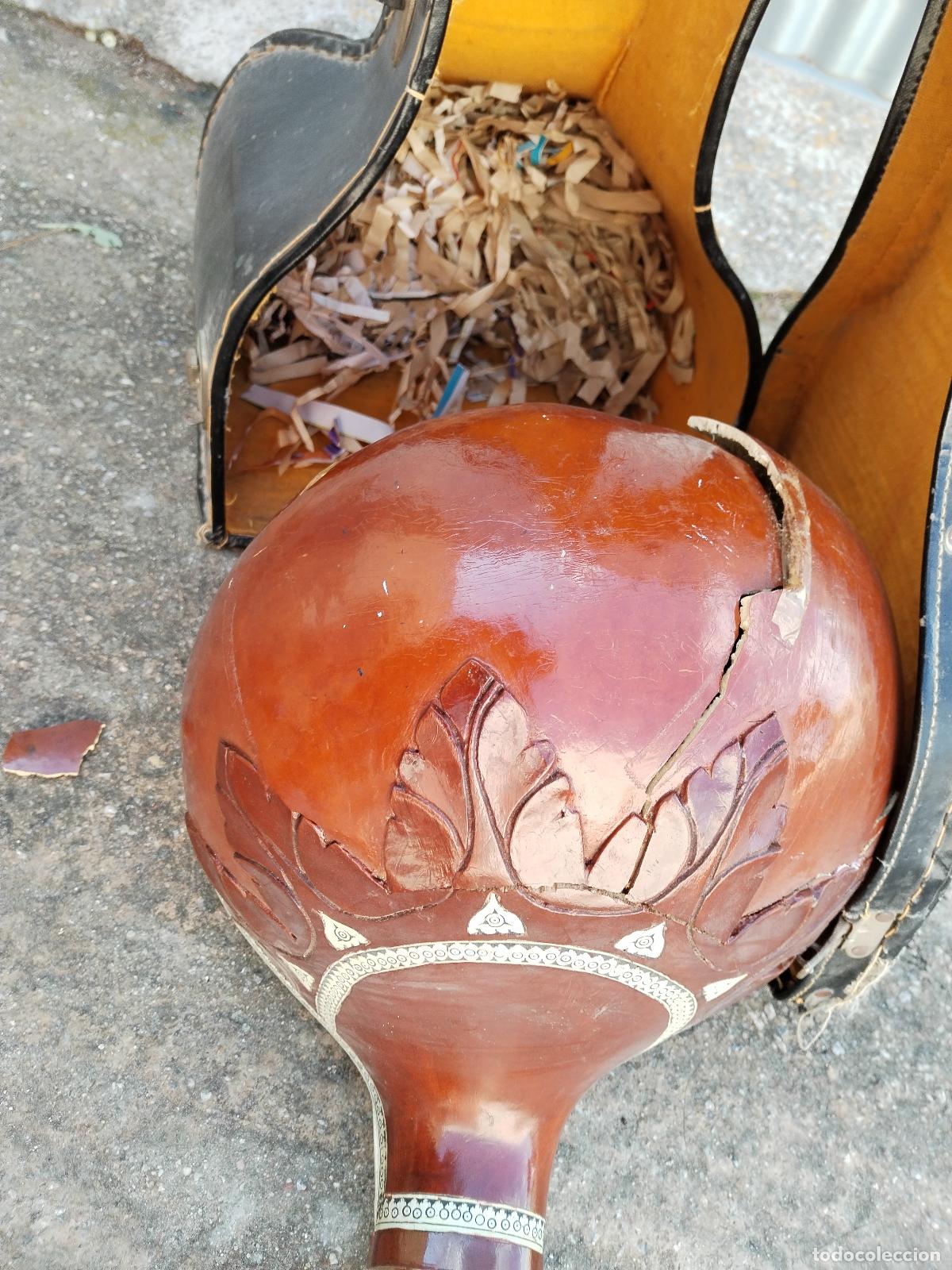Instrumentos musicales: sitar musical indio para restaurar - Foto 12