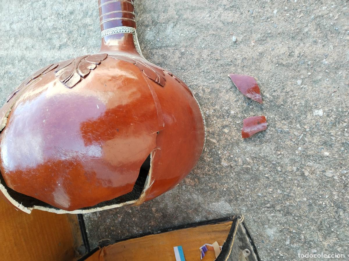 Instrumentos musicales: sitar musical indio para restaurar - Foto 14