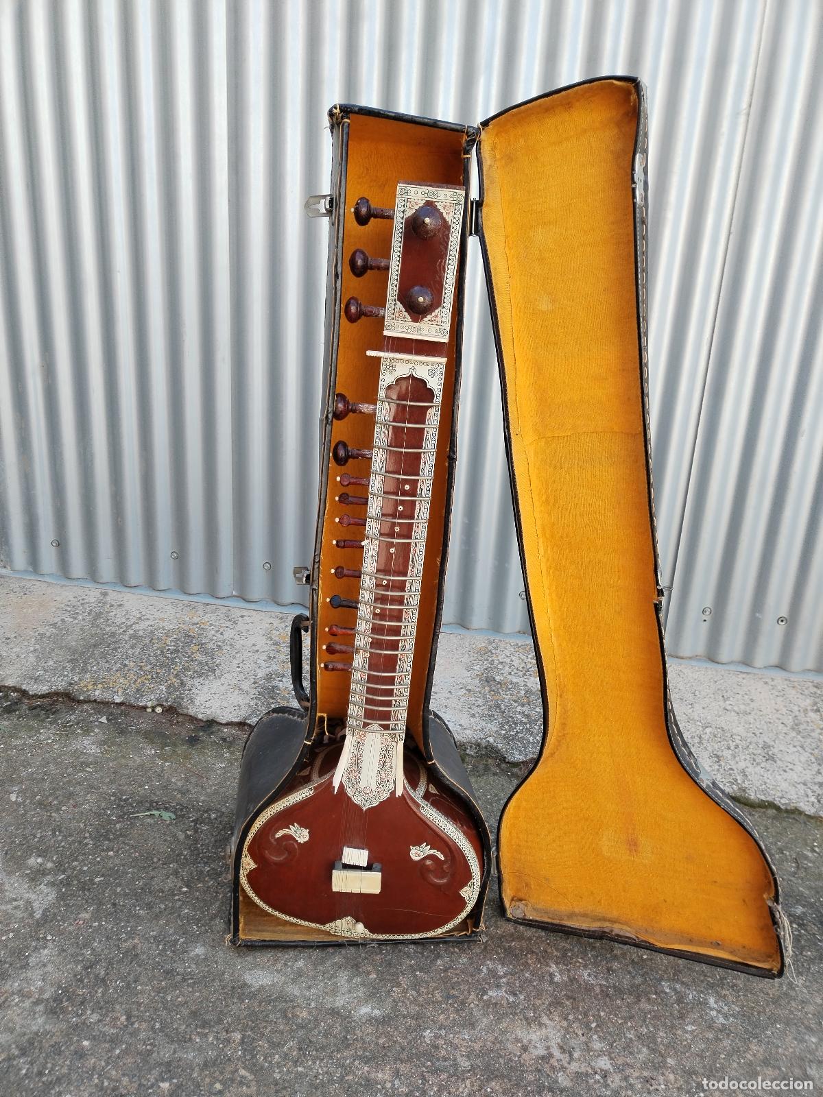 Instrumentos musicales: sitar musical indio para restaurar - Foto 1