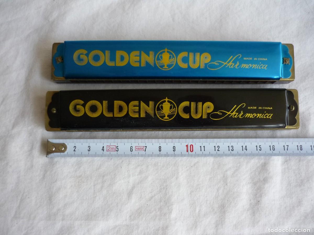 Instrumentos musicales: 2 arm&oacute;nicas Golden Cup - Foto 8