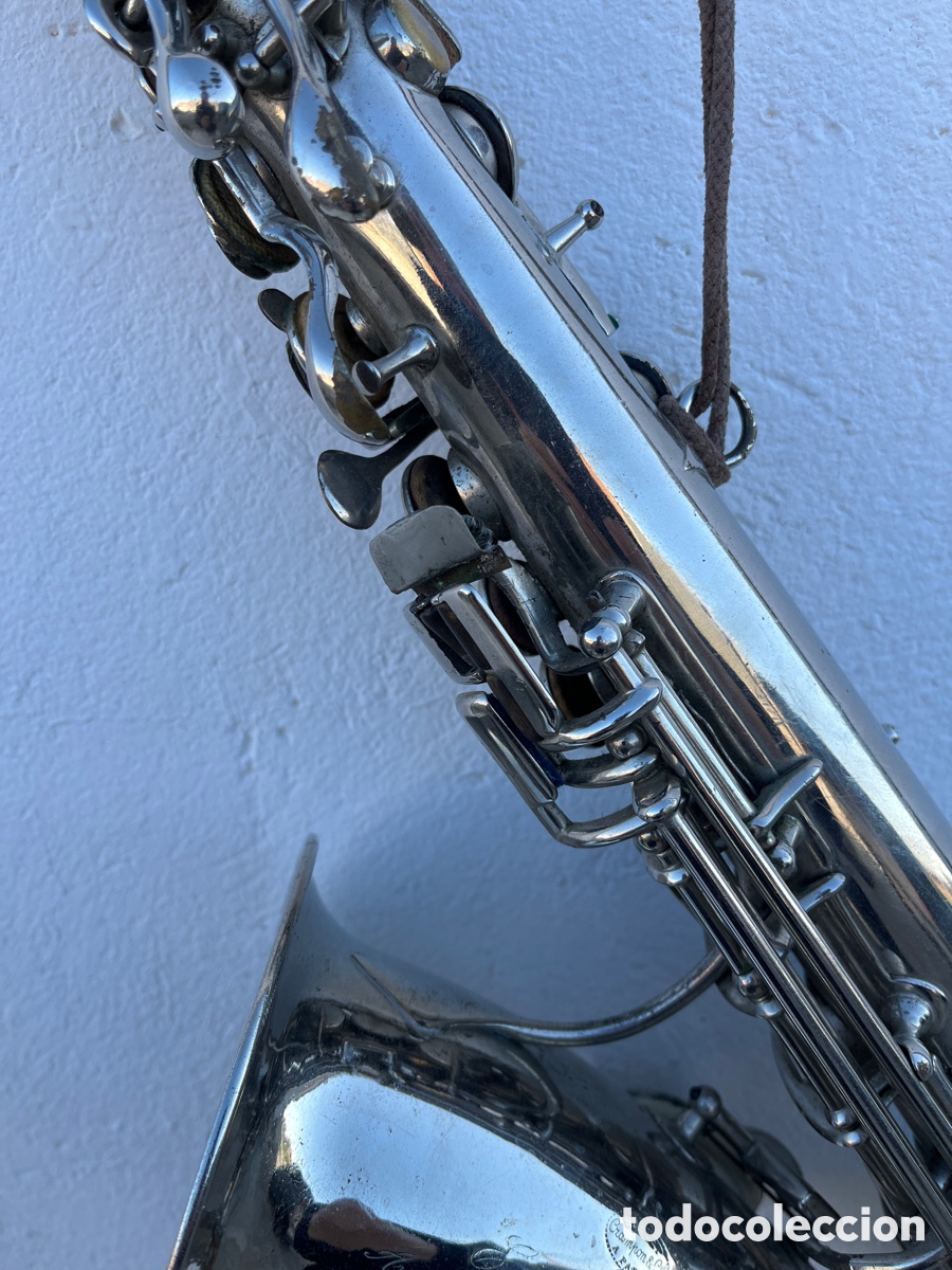 Instrumentos musicales: Saxof&oacute;n antiguo Buffet, Paris - Foto 3