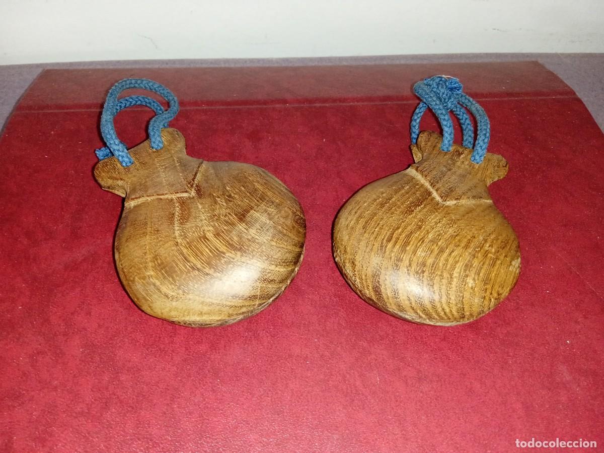 Instrumentos musicales: Antiguas CASTA&Ntilde;UELAS de Madera. - Foto 2