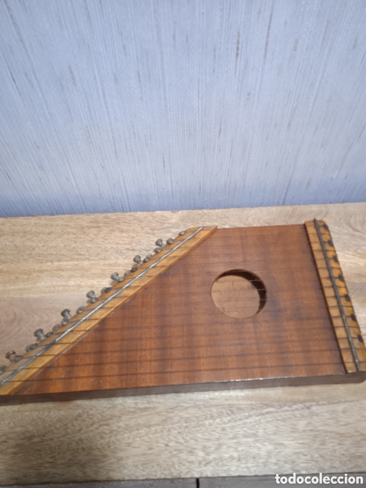 Instrumentos musicales: Citarra antigua en buen estado - Foto 3