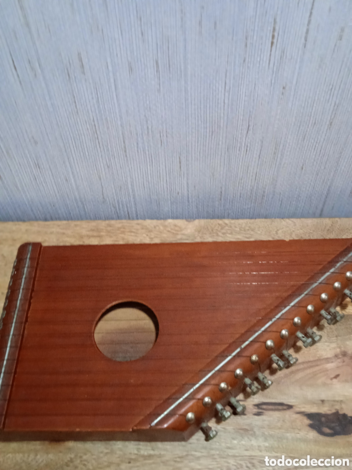 Instrumentos musicales: Citara antiguo en buen estado - Foto 4