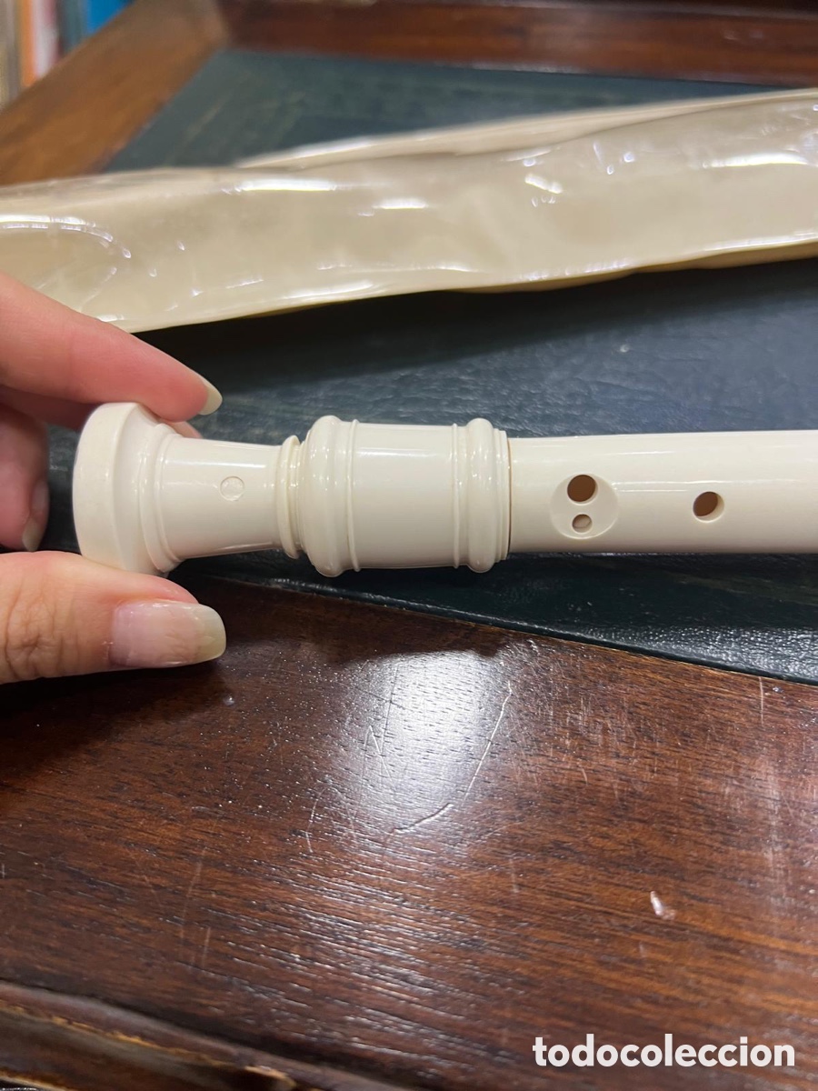 Instrumentos musicales: Flauta antigua con su funda - Foto 4
