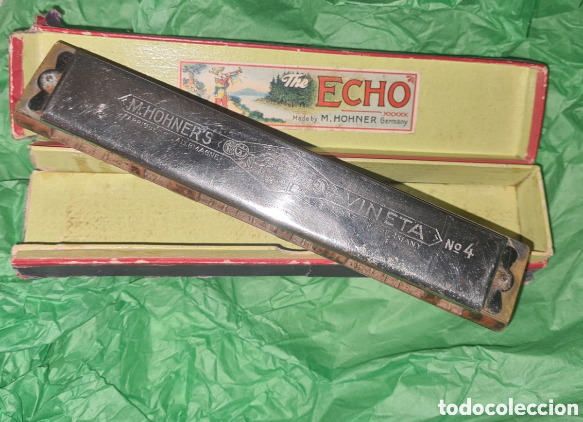 Instrumentos musicales: Antigua Gran Arm&oacute;nica ECHO M.HOHNER n&deg;4 - Foto 1