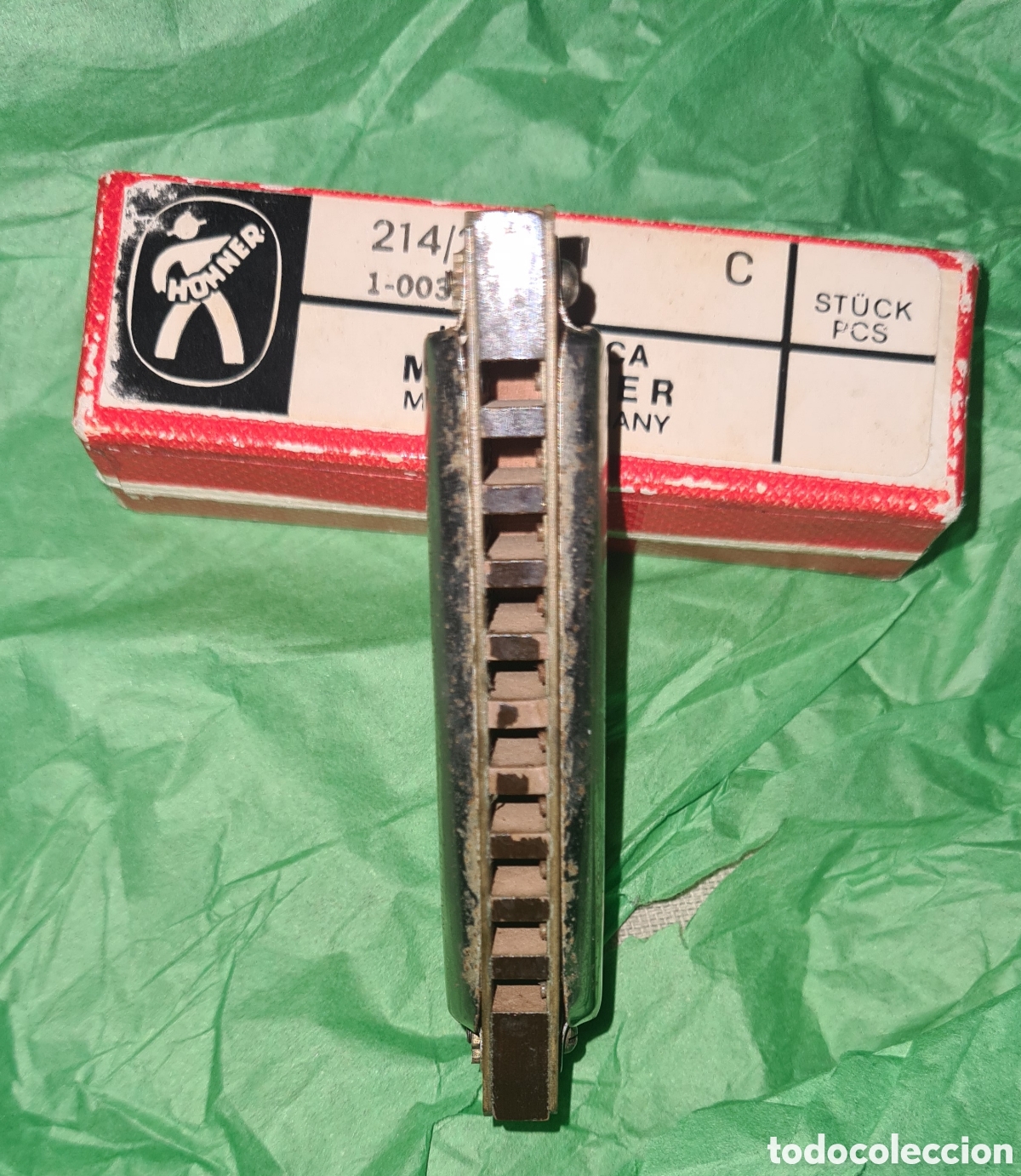Instrumentos musicales: ARM&Oacute;NICA PICCOLO DE M. HONNER EN SU CAJA. - Foto 5