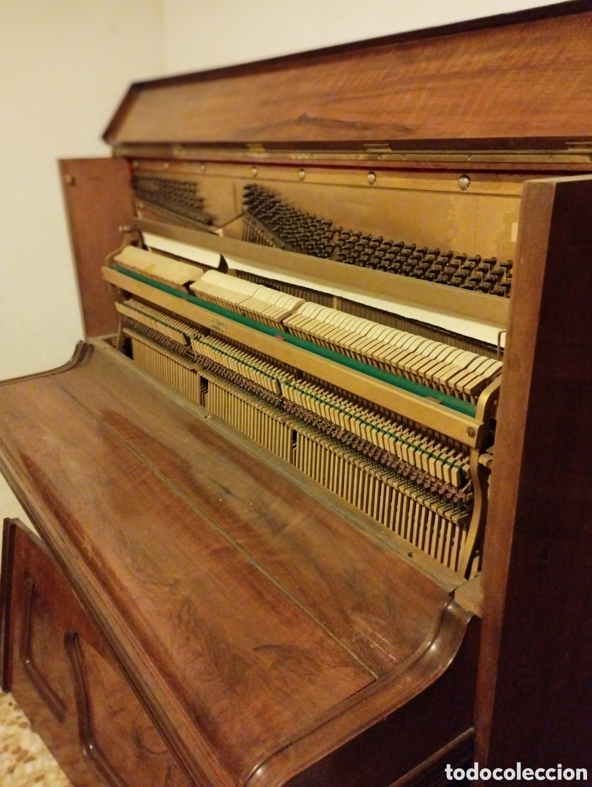 Instrumentos musicales: Piano de pared antiguo - Foto 5