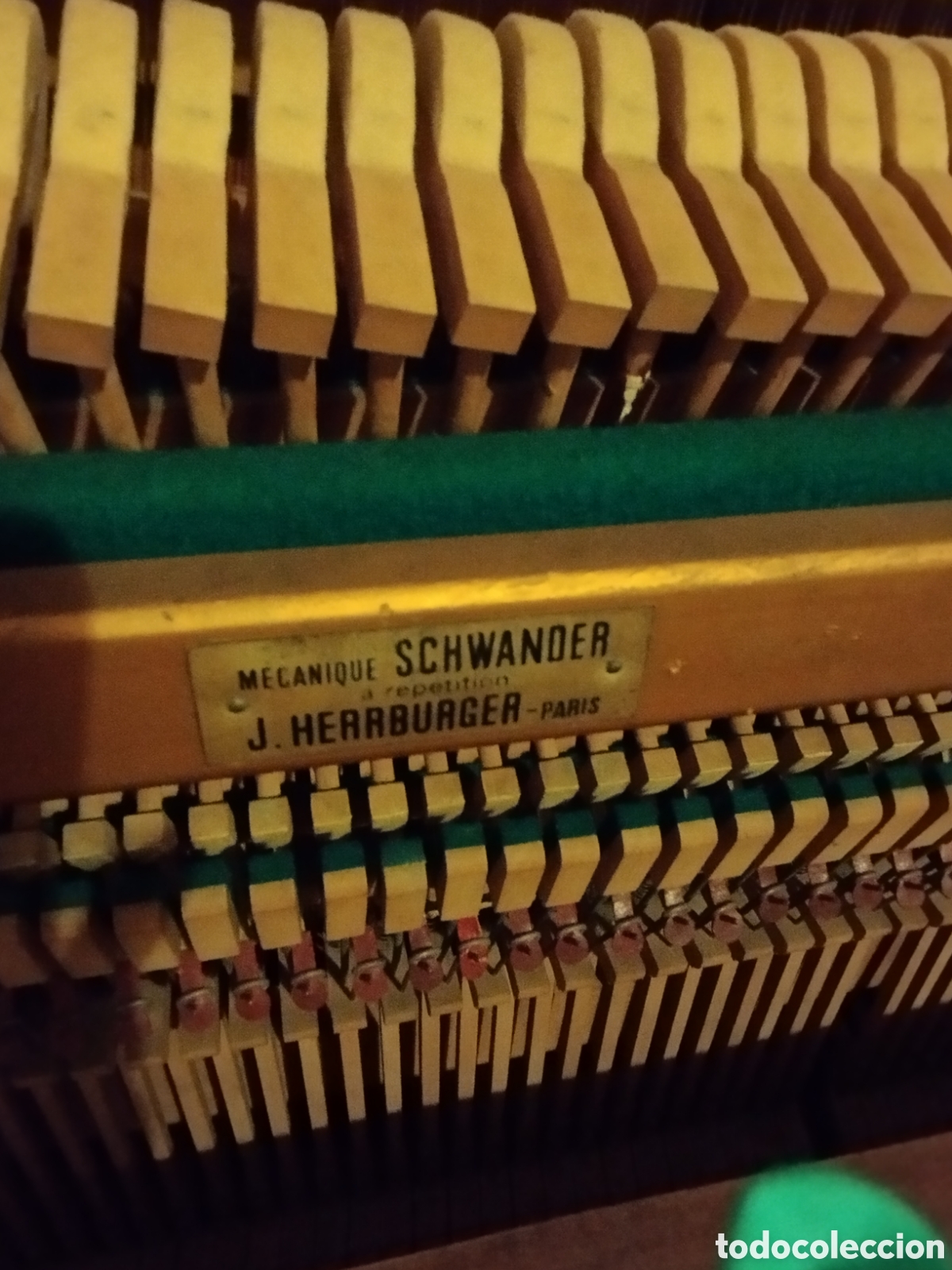 Instrumentos musicales: Piano de pared antiguo - Foto 7