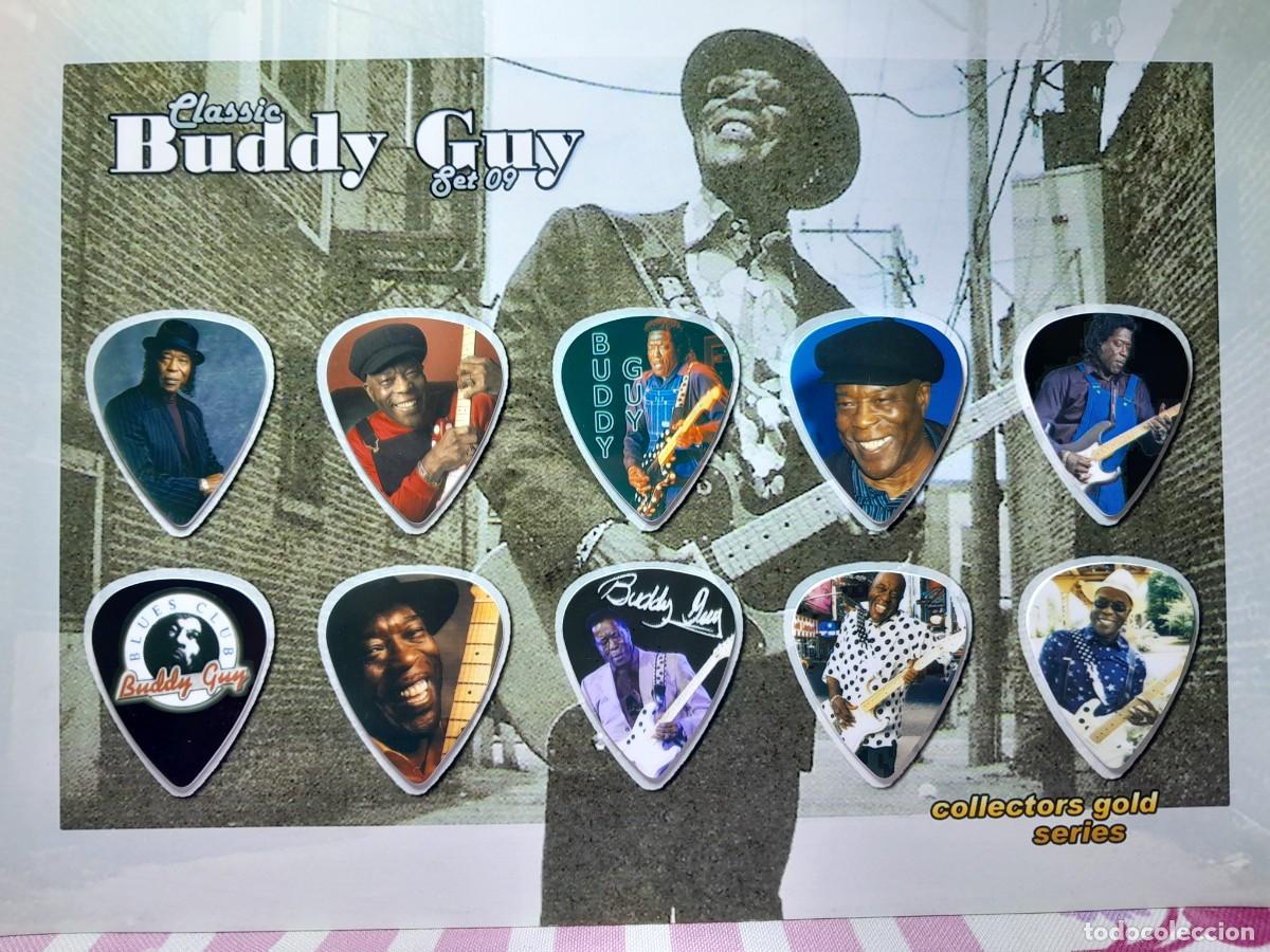 Instrumentos musicales: BUDDY GUY. COLECCI&Oacute;N DE 10 P&Uacute;AS DE GUITARRA. - Foto 1