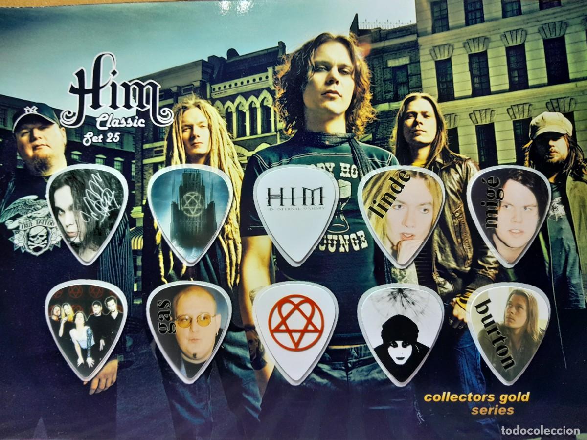 Instrumentos musicales: HIM. COLECCI&Oacute;N DE 10 P&Uacute;AS DE GUITARRA. - Foto 1