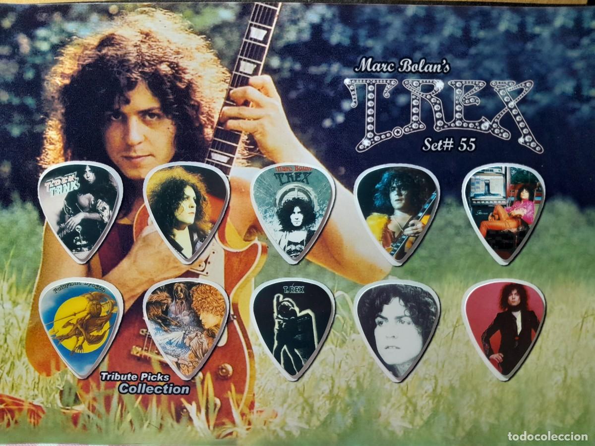Instrumentos musicales: T-REX. COLECCI&Oacute;N DE 10 P&Uacute;AS DE GUITARRA. - Foto 1