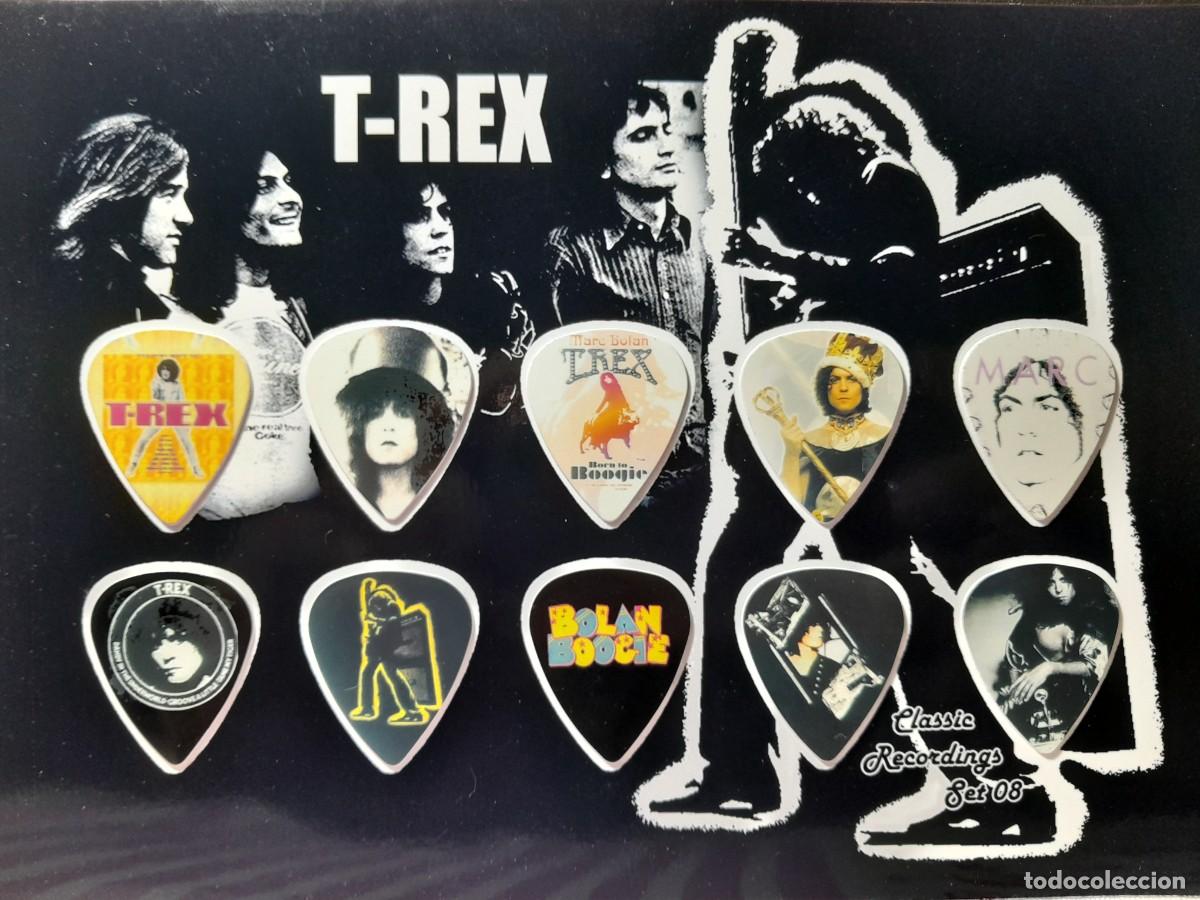 Instrumentos musicales: T-REX. COLECCI&Oacute;N DE 10 P&Uacute;AS DE GUITARRA. - Foto 1