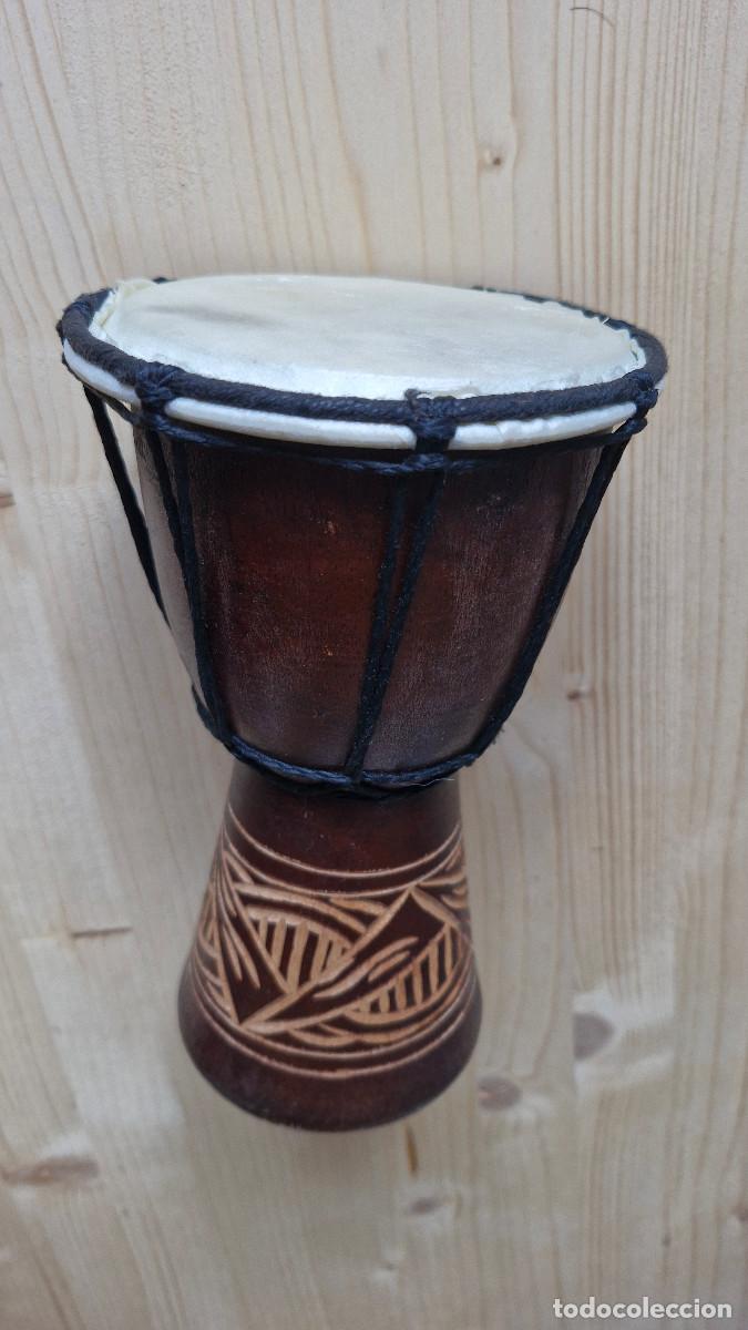 Instrumentos musicales: Darbuka Tradicional de Madera Peque&ntilde;a - Foto 1