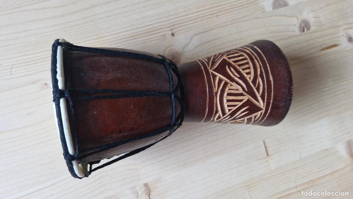 Instrumentos musicales: Darbuka Tradicional de Madera Peque&ntilde;a - Foto 2