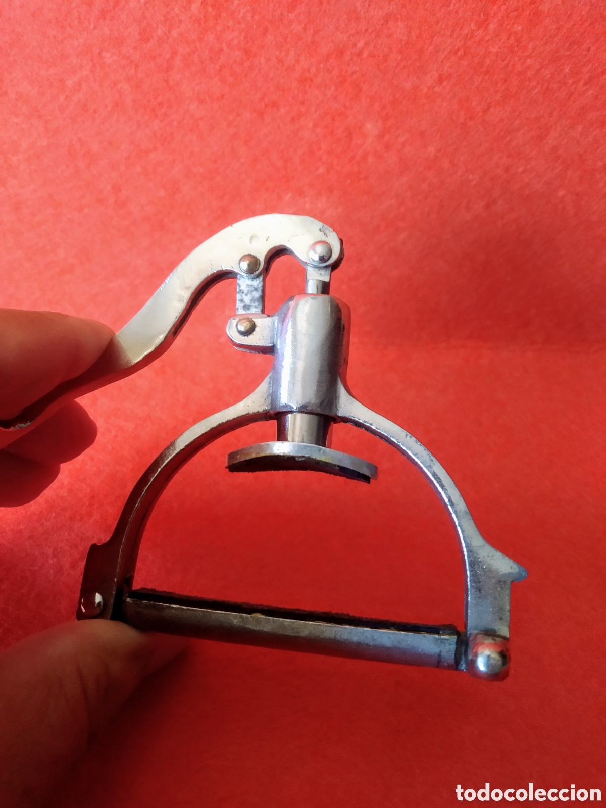 Instrumentos musicales: ANTIGUA CEJILLA DE PISTON PARA GUITARRA - Foto 3