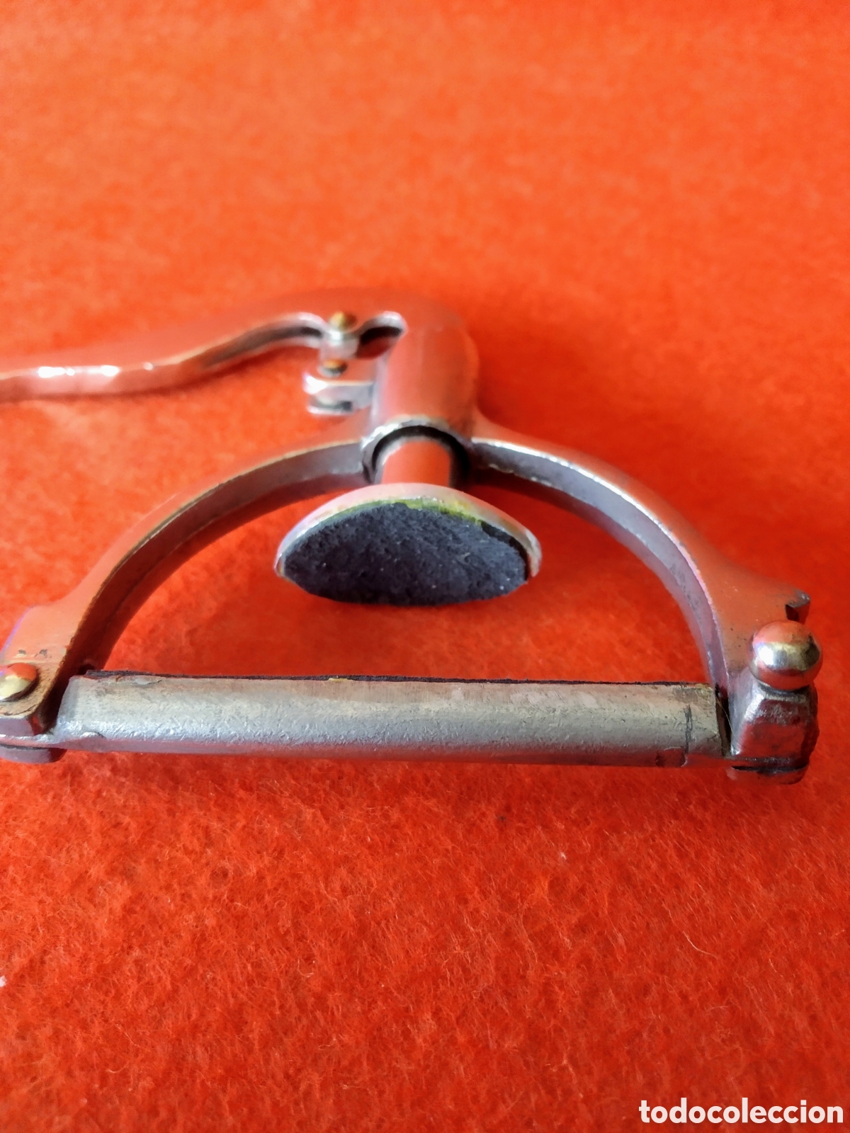 Instrumentos musicales: ANTIGUA CEJILLA DE PISTON PARA GUITARRA - Foto 4