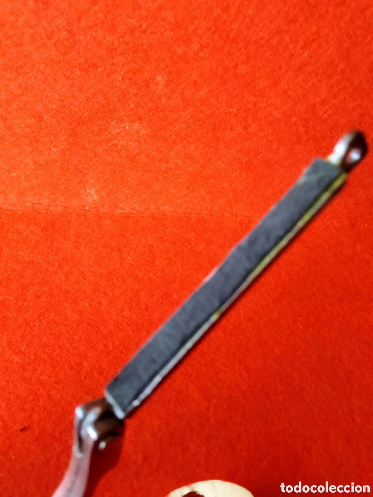 Instrumentos musicales: ANTIGUA CEJILLA DE PISTON PARA GUITARRA - Foto 5