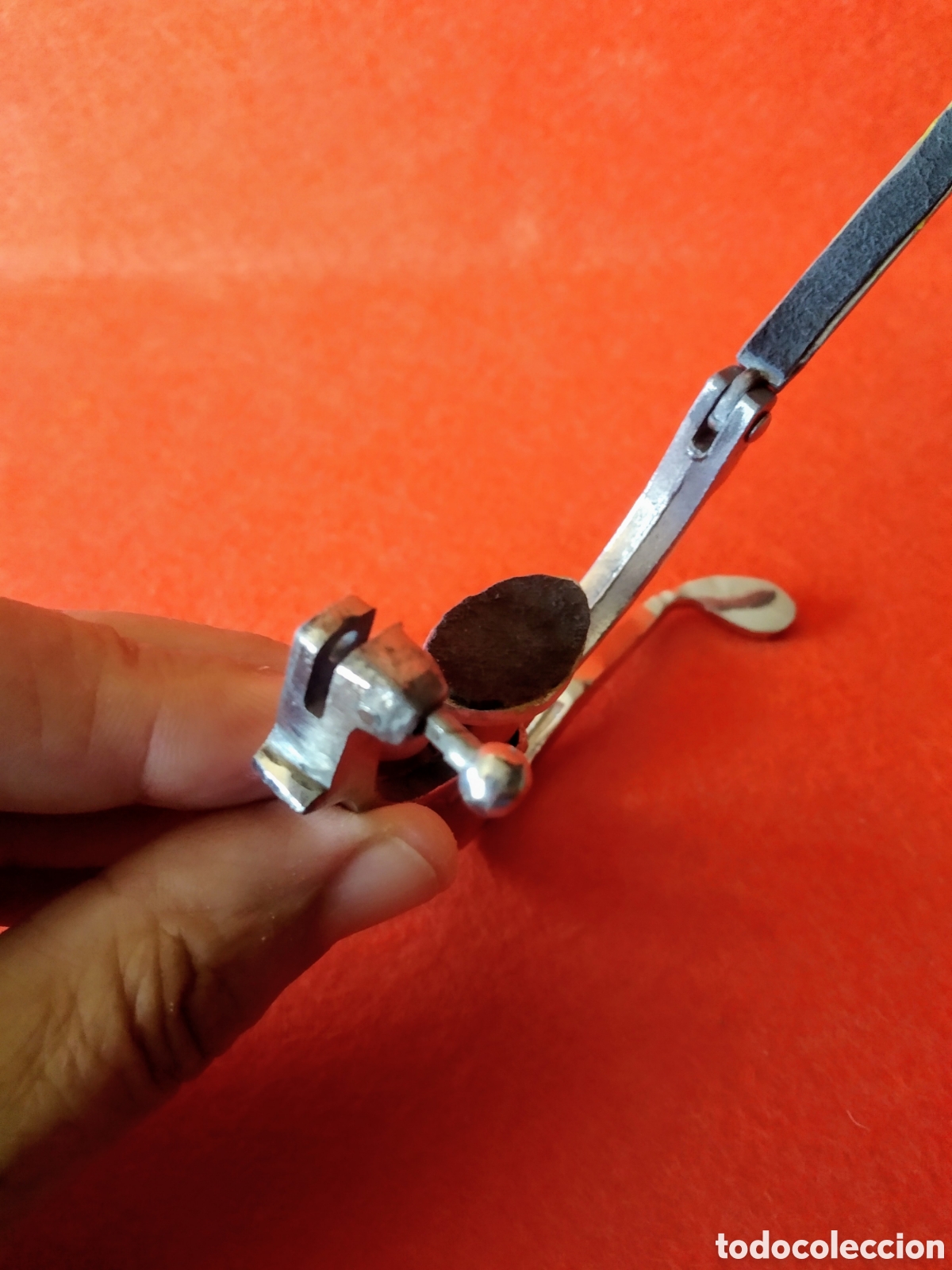 Instrumentos musicales: ANTIGUA CEJILLA DE PISTON PARA GUITARRA - Foto 10