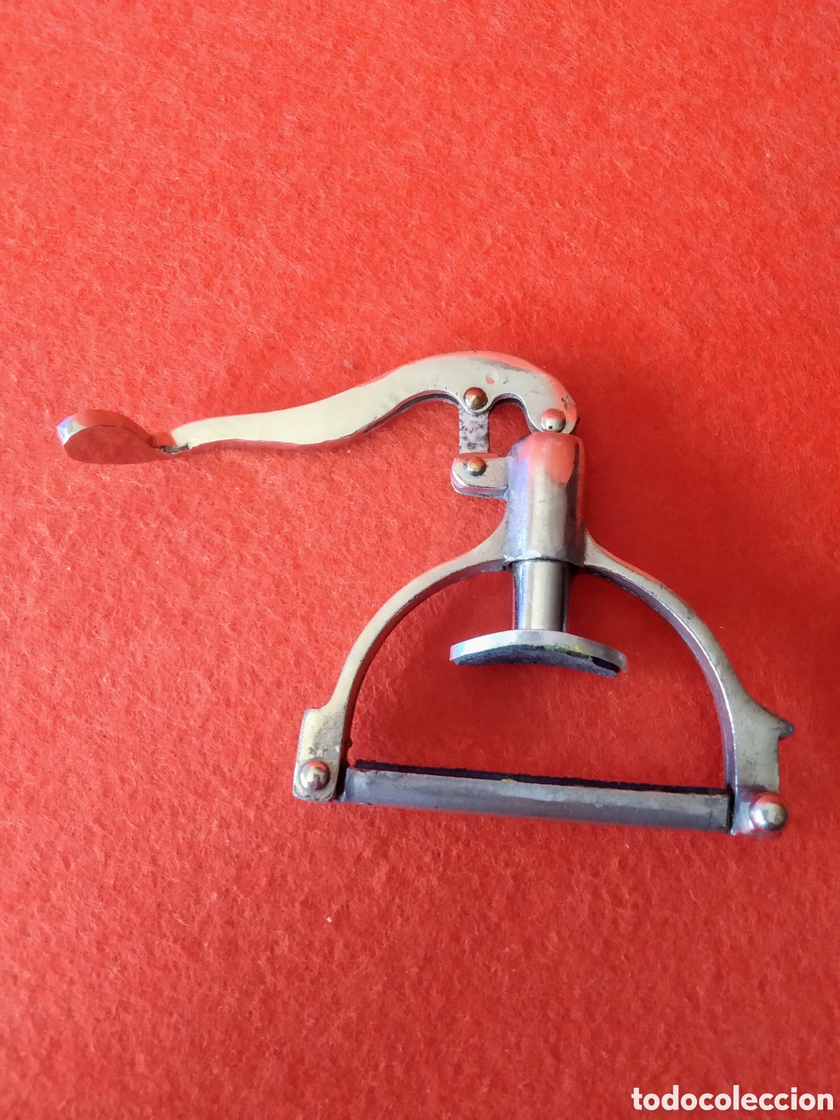 Instrumentos musicales: ANTIGUA CEJILLA DE PISTON PARA GUITARRA - Foto 1