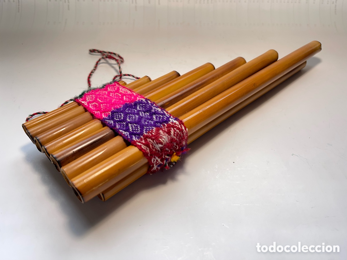 Instrumentos musicales: Zampo&ntilde;a peruana de 1999 - Foto 3