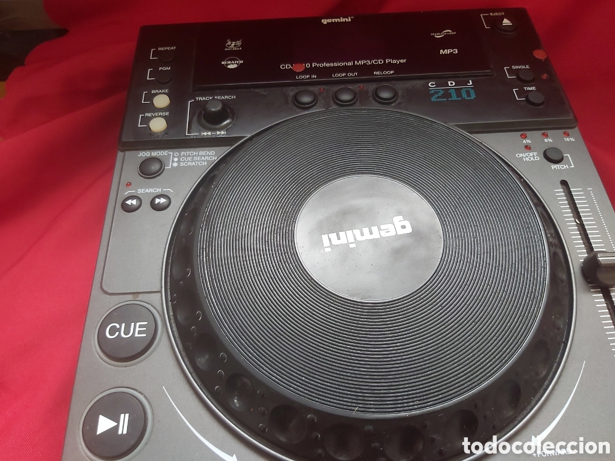 Instrumentos musicales: PLATO DE CD PARA MESA DE DJ - Foto 2