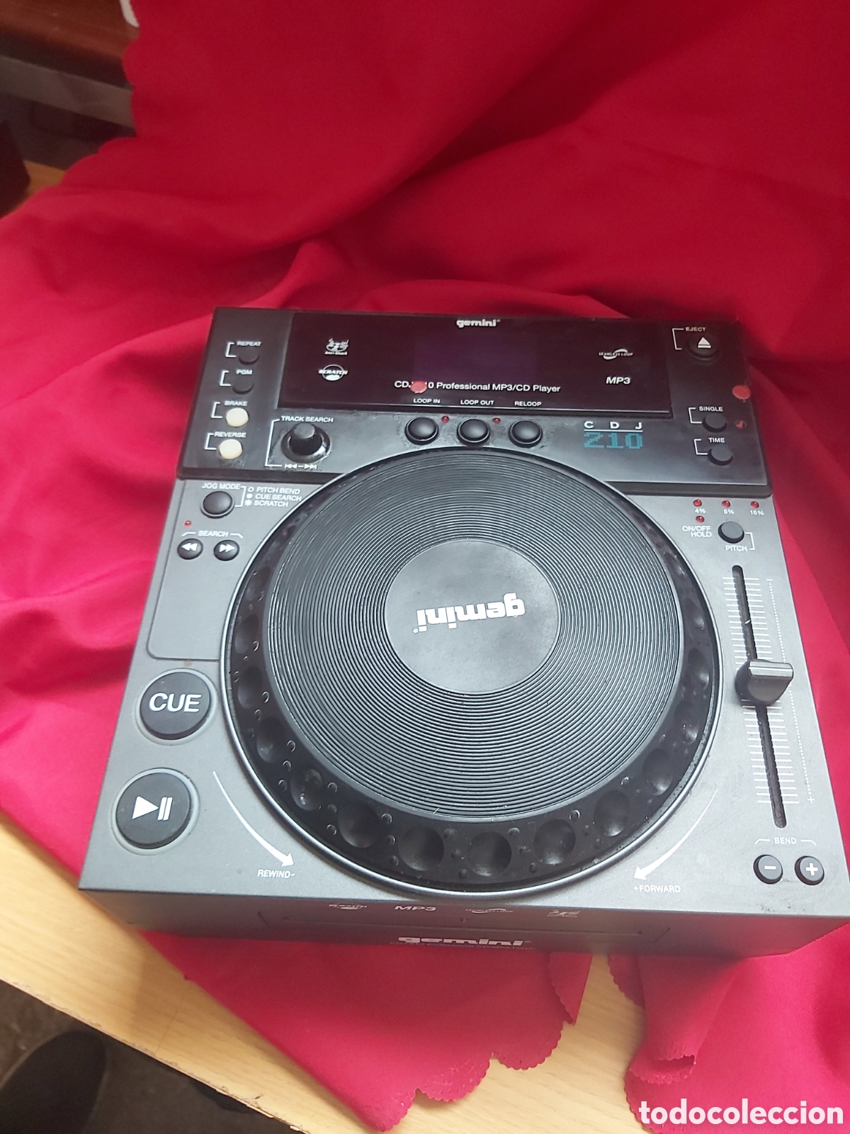 Instrumentos musicales: PLATO DE CD PARA MESA DE DJ - Foto 10