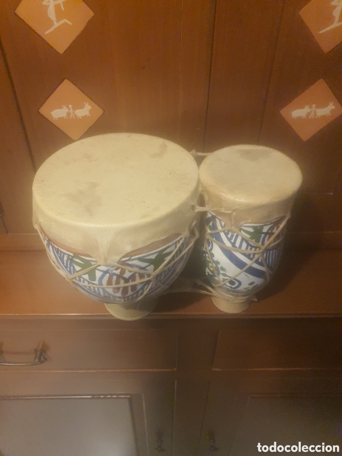 Instrumentos musicales: Timbal con cer&aacute;mica y piel - Foto 2