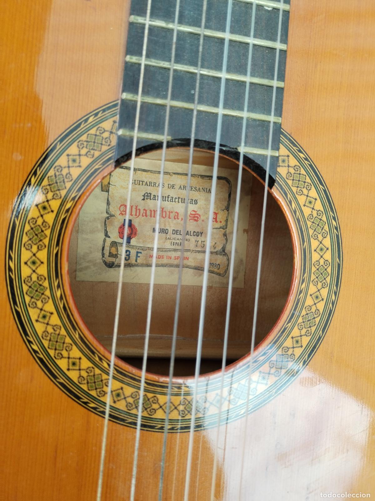 Instrumentos musicales: alhambra 3f, guitarra flamenca - Foto 4