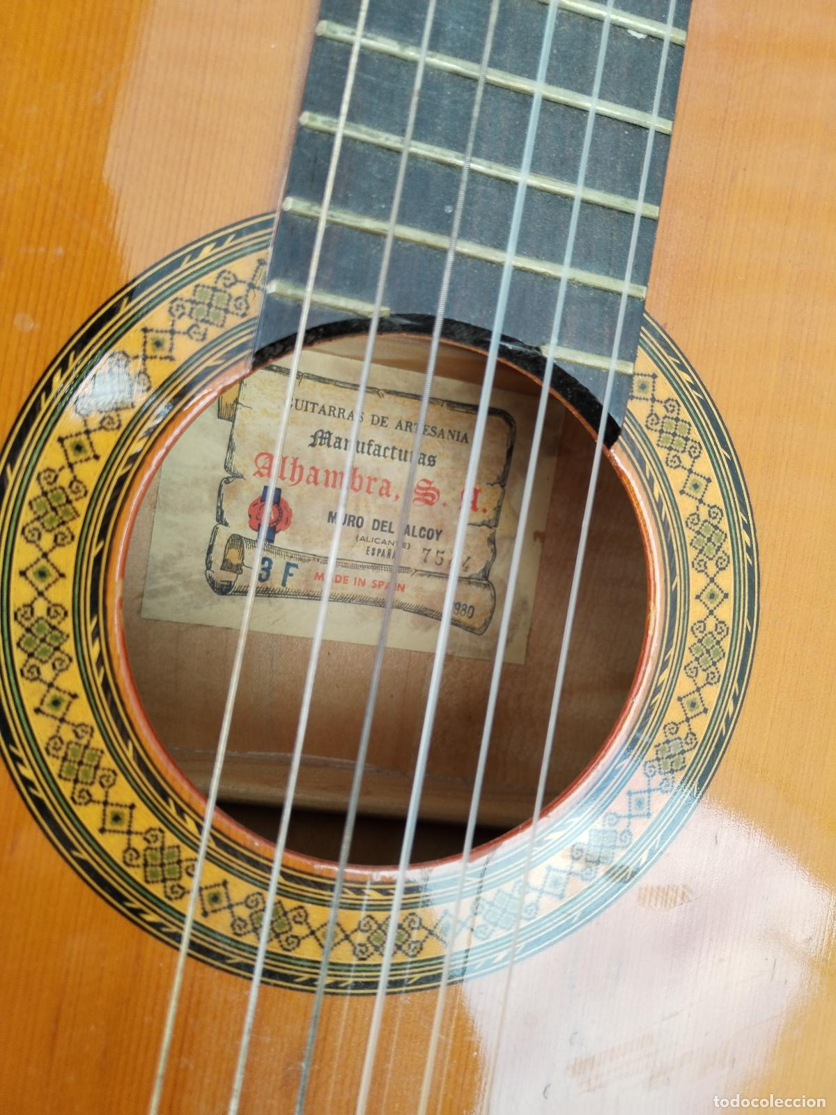 Instrumentos musicales: alhambra 3f, guitarra flamenca - Foto 7