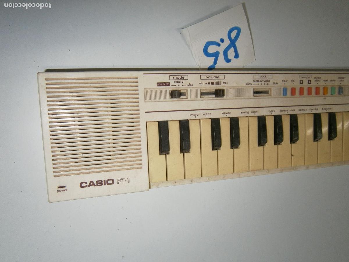 Instrumentos musicales: ANTIGUO ORGANO CASIO PT-1 - Foto 3