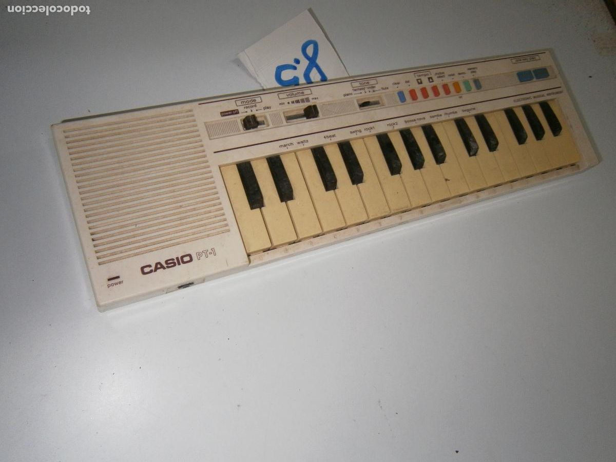 Instrumentos musicales: ANTIGUO ORGANO CASIO PT-1 - Foto 1