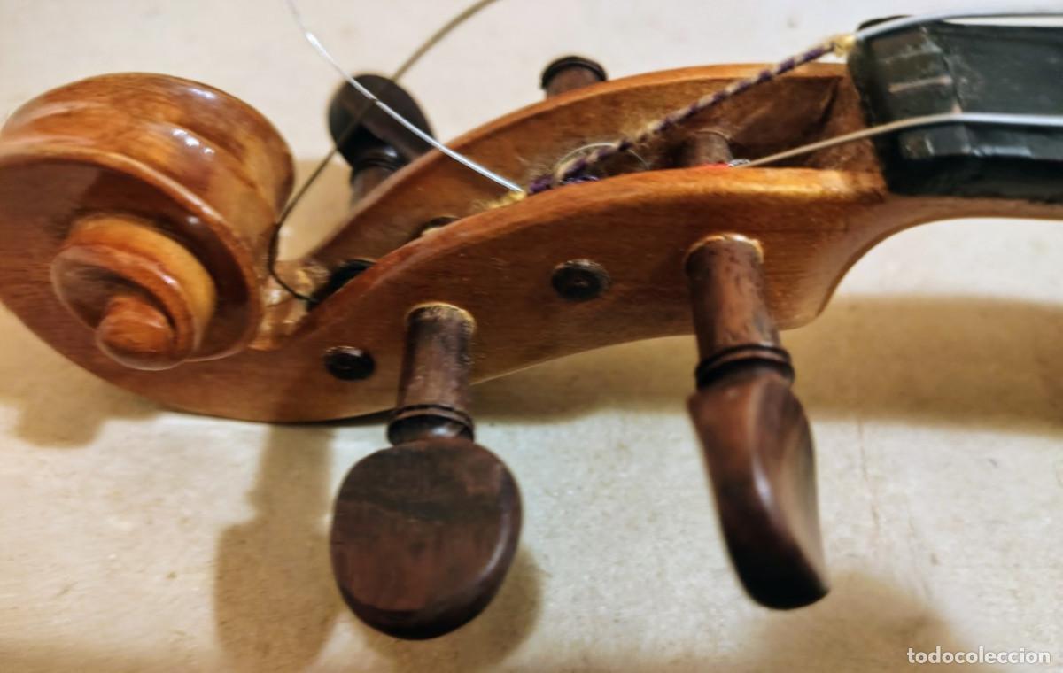 Instrumentos musicales: antiguo violin El Tesoro (202) con estuche - Foto 5