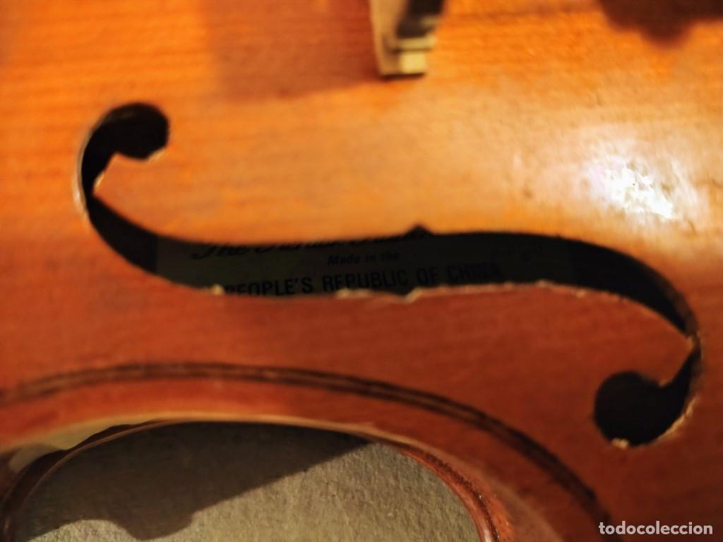 Instrumentos musicales: antiguo violin El Tesoro (202) con estuche - Foto 6