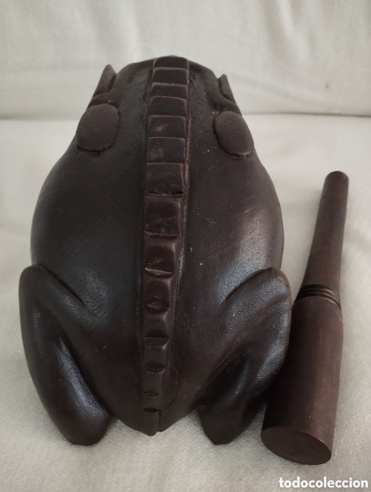 Instrumentos musicales: Gran Rana Musical Madera. - Foto 4