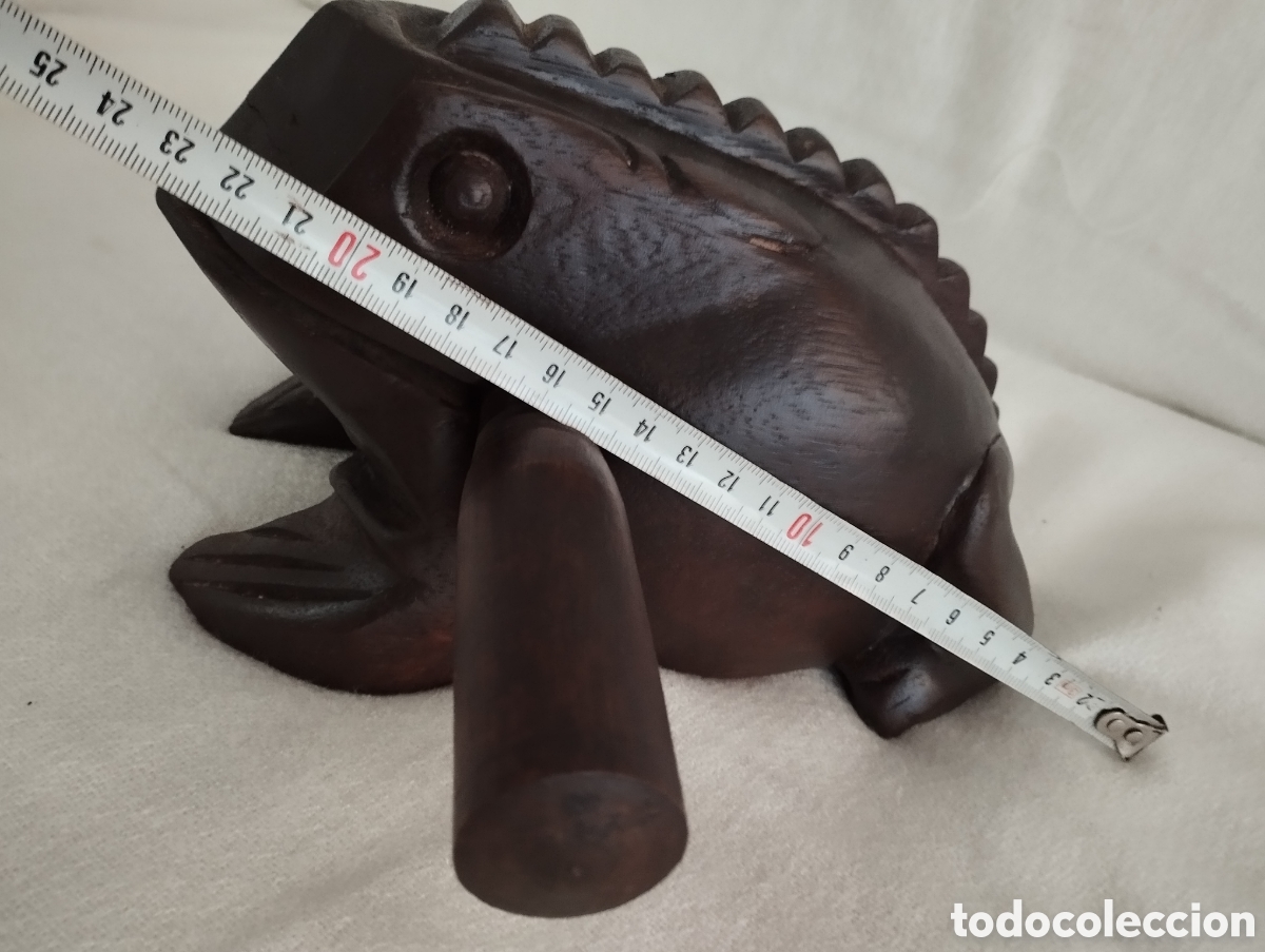 Instrumentos musicales: Gran Rana Musical Madera. - Foto 6