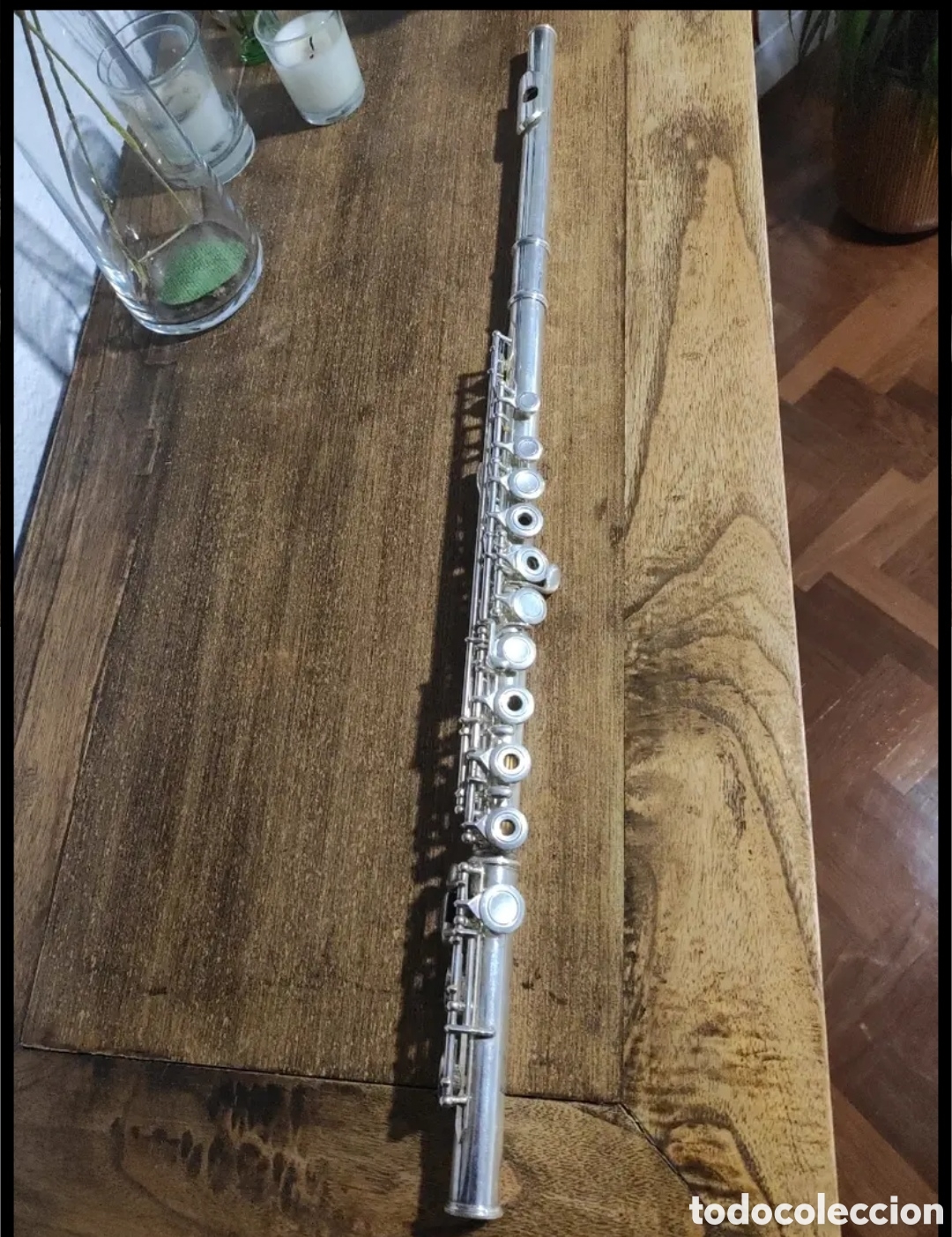 Instrumentos musicales: Antigua flauta travesera - Foto 5