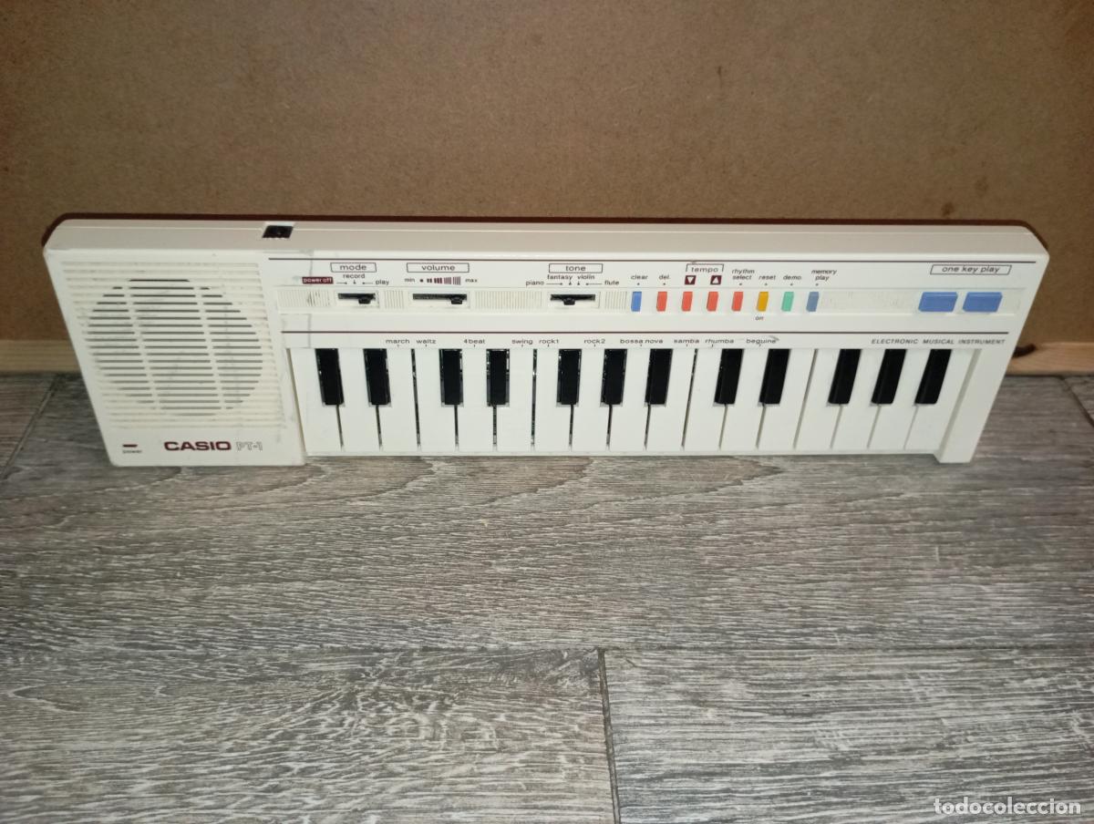 Instrumentos musicales: Teclado piano Casio PT1 PT-1 blanco - Foto 1
