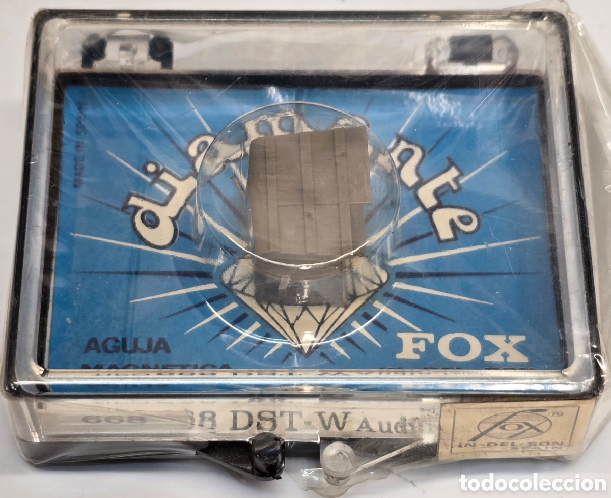Instrumentos musicales: AGUJA TOCADISCOS FOX - 668DST-W/DIAMANTE - Foto 2