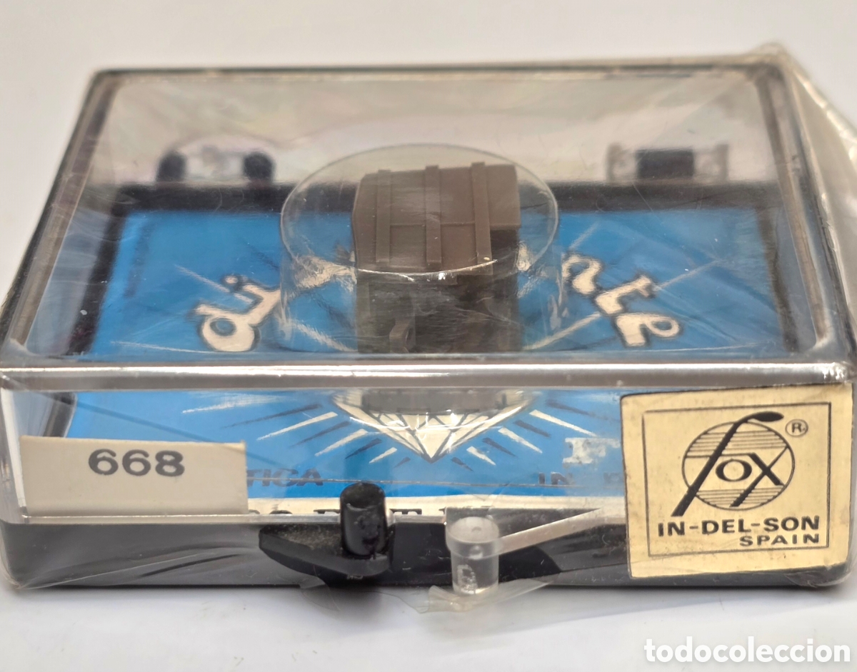 Instrumentos musicales: AGUJA TOCADISCOS FOX - 668DST-W/DIAMANTE - Foto 5