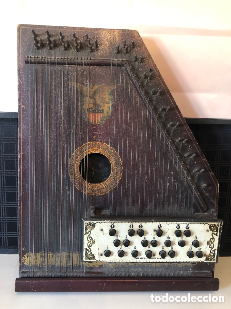 Instrumentos musicales: antigua Citara completa - Foto 1