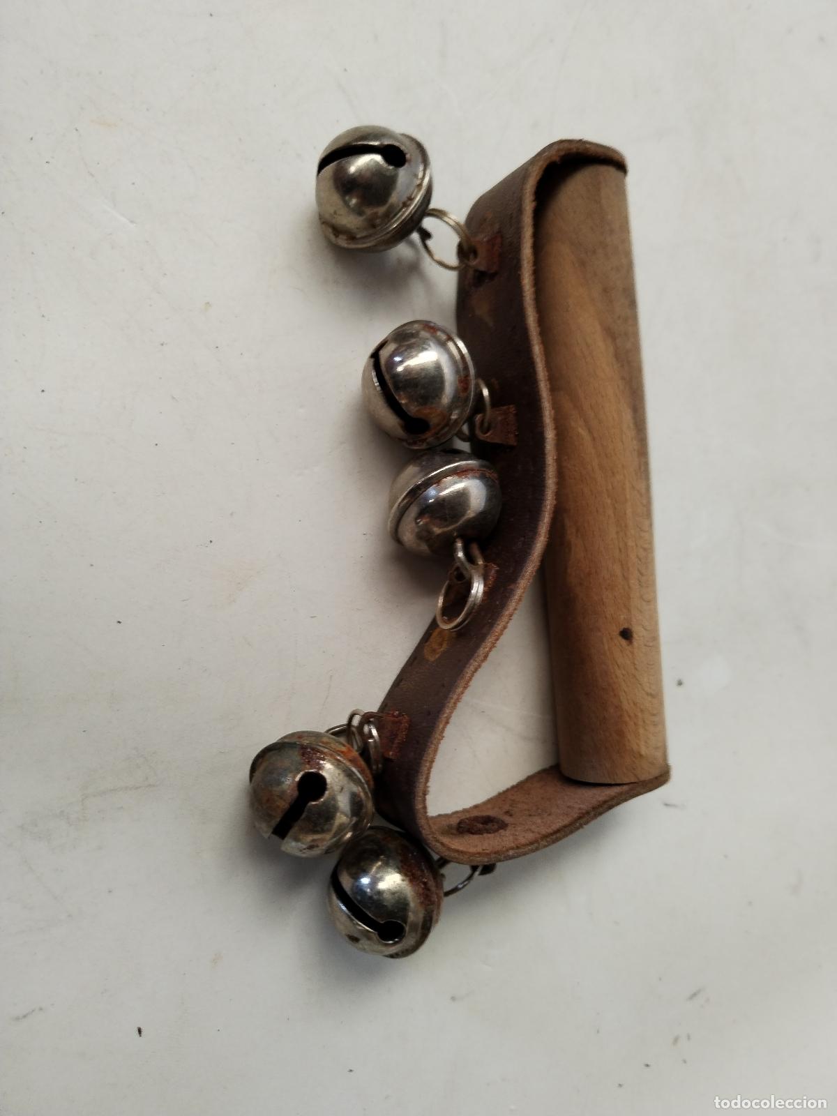 Instrumentos musicales: cascabels de mano, percusi&oacute;n - c129 - Foto 3