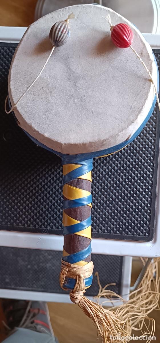 Instrumentos musicales: Tambor giratorio de mano - Foto 1