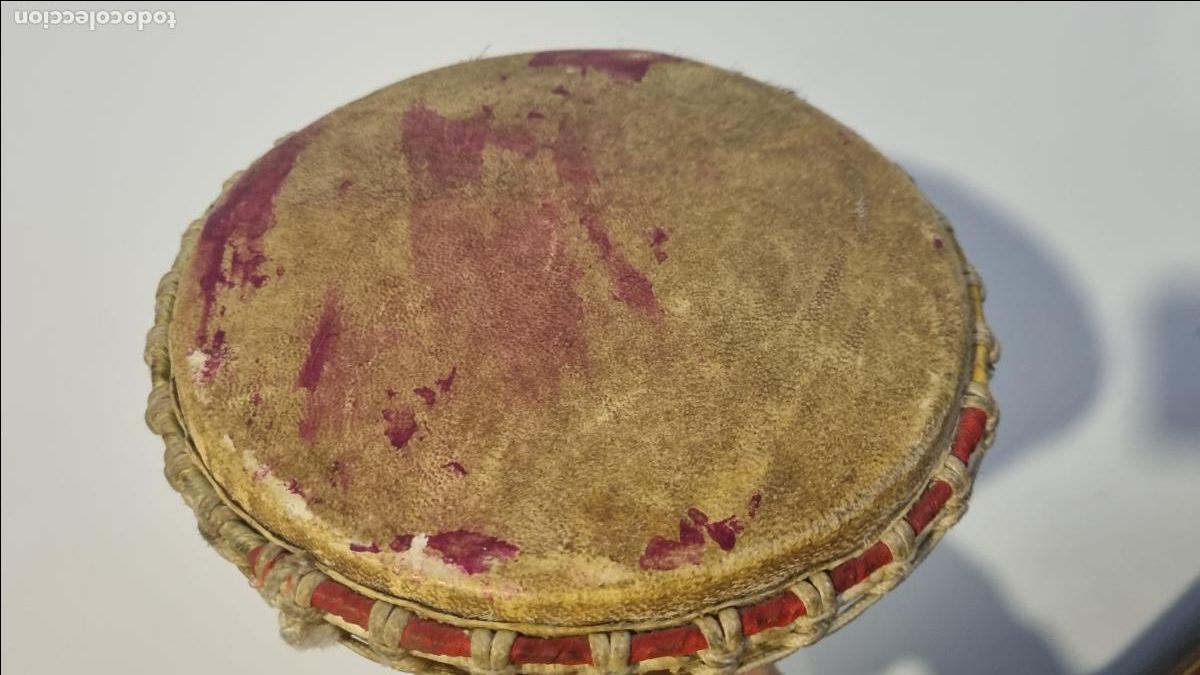 Instrumentos musicales: DJEMBE Africano, tallado a mano - Foto 3