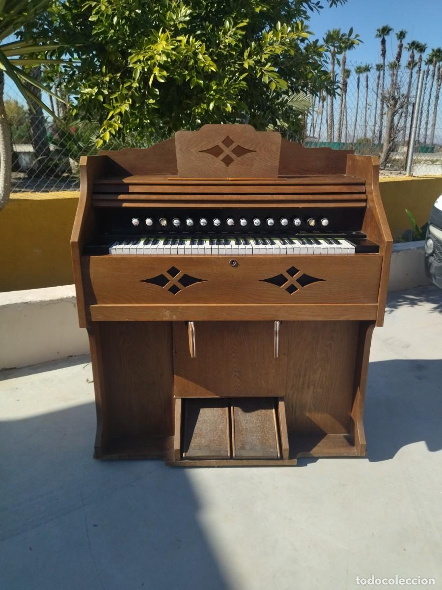 Instrumentos musicales: Antiguo Armonio El. schmidtmann & co. - Foto 1