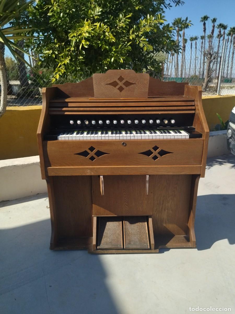 Instrumentos musicales: Antiguo Armonio El. schmidtmann & co. - Foto 2