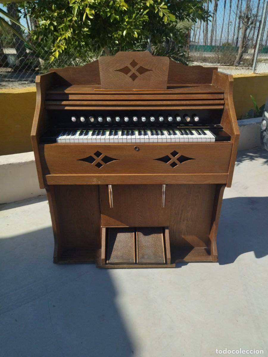 Instrumentos musicales: Antiguo Armonio El. schmidtmann & co. - Foto 4