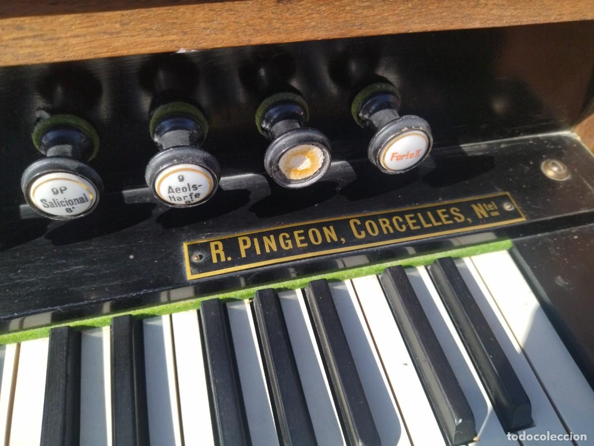 Instrumentos musicales: Antiguo Armonio El. schmidtmann & co. - Foto 12