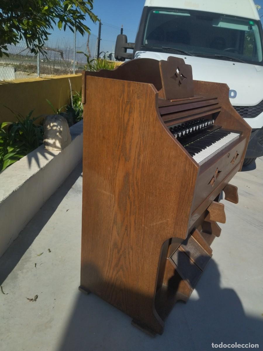 Instrumentos musicales: Antiguo Armonio El. schmidtmann & co. - Foto 18
