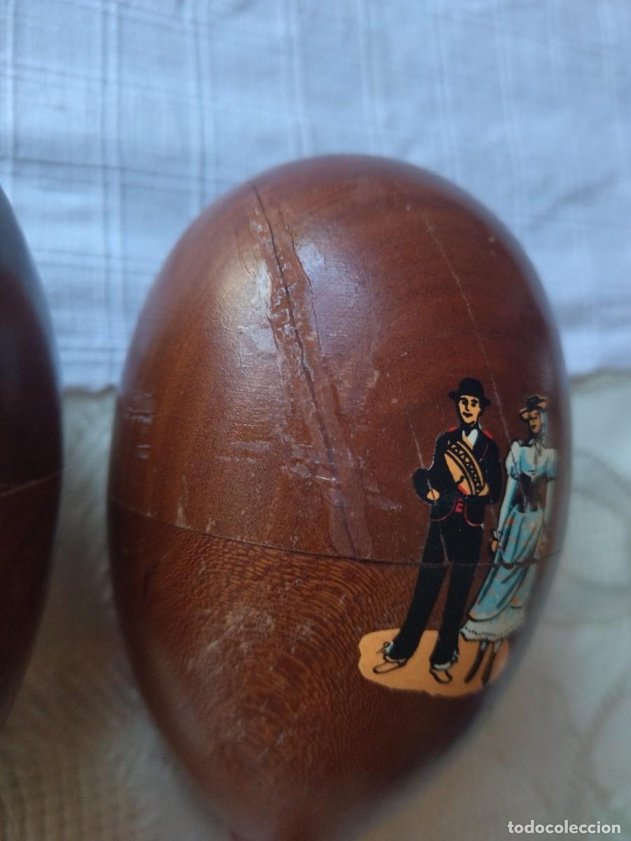 Instrumentos musicales: MARACAS ANTIGUAS TRADICIONALES EN MADERA - Foto 5
